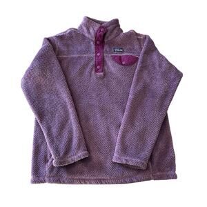 Patagonia Girls' Re-Tool Snap T Pullover L 12 Purple